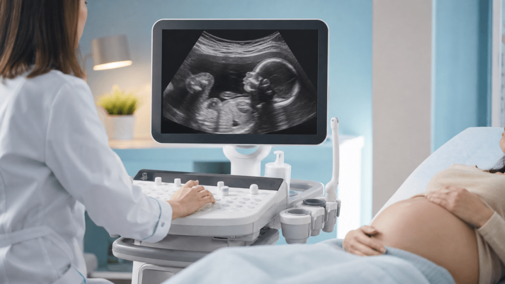 السونار ثلاثي ورباعي وخماسي الأبعاد لمتابعة الجنين